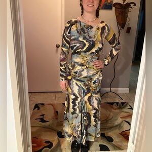 Anthropologie Beatrice Italia NWT size 4 unique design dress.Hand made pleats